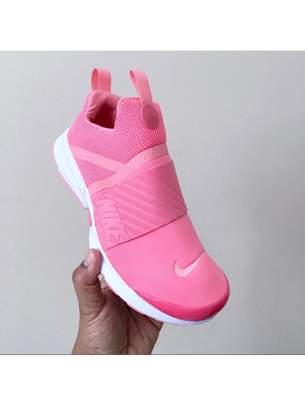 Nike Presto Extreme Pink Gaze Slip-On Athletic Sneaker Size 6Y / 7.5 women